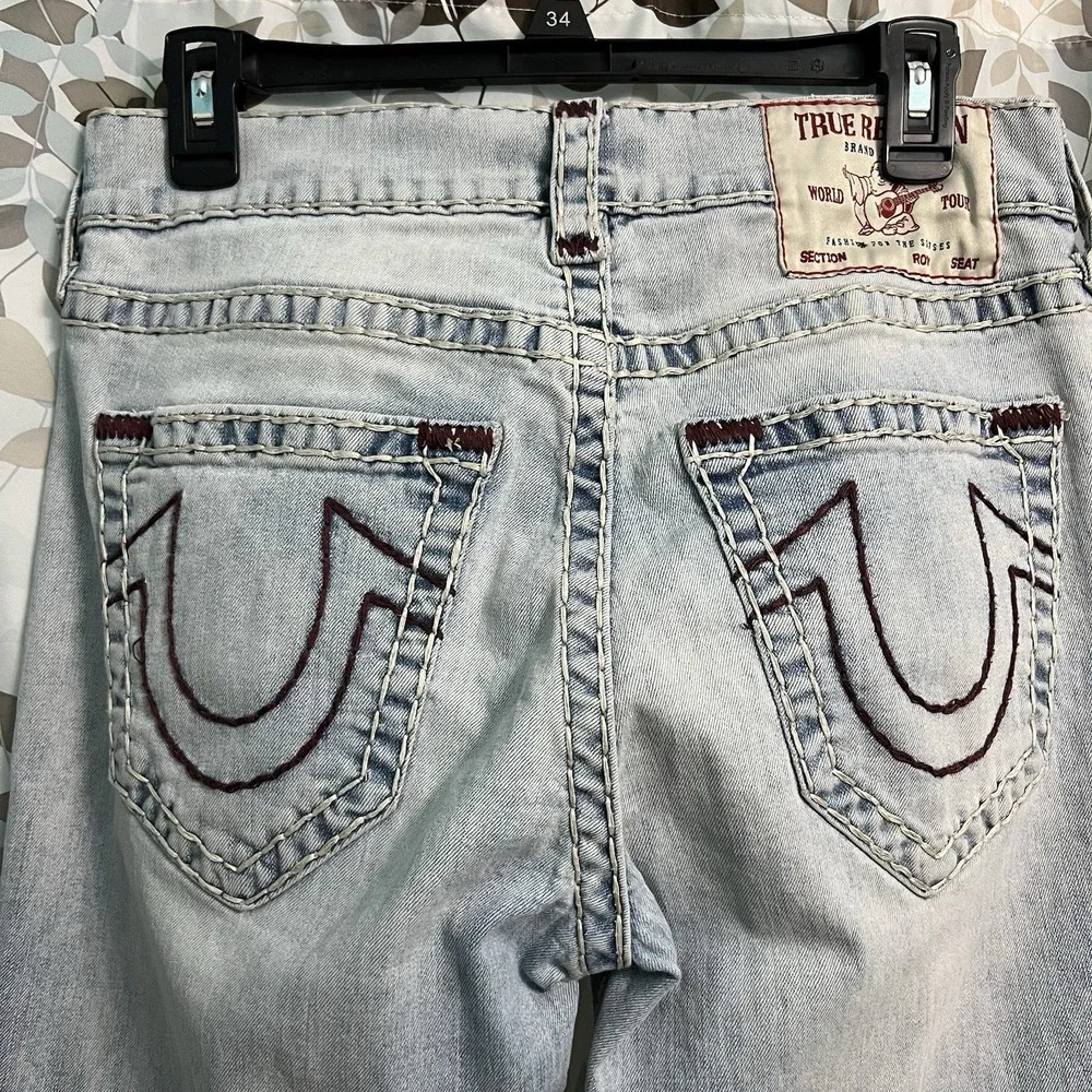 True Religion Men's Ricky Relaxed Straight Jeans Sz 30